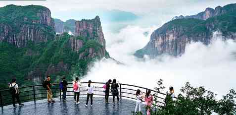 来台州神仙居旅游，看山明水秀云雾飘渺