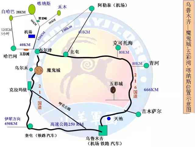 新疆旅游地图大全