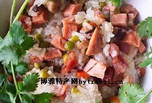 豌豆腊味饭